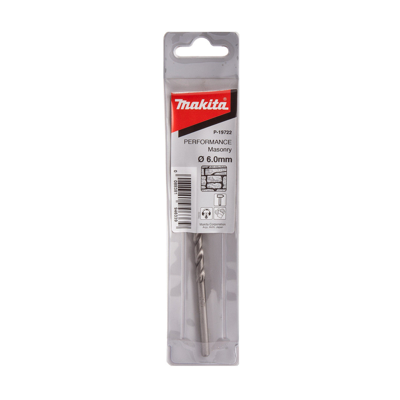 Makita P-19722 TCT Performance Masonry Drill Bit 6 x 55mm