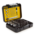 Stanley 1-13-907 1/4" FatMax 1/4" Drive Socket & Bit Set (39 Piece)