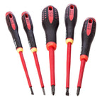 Bahco BE-9881S Insulated Ergo VDE Slotted/Phillips Screwdriver Set (5 Piece)