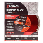 Abracs ABDD30020M Trade General Purpose Diamond Blade 300 x 10 x 20mm