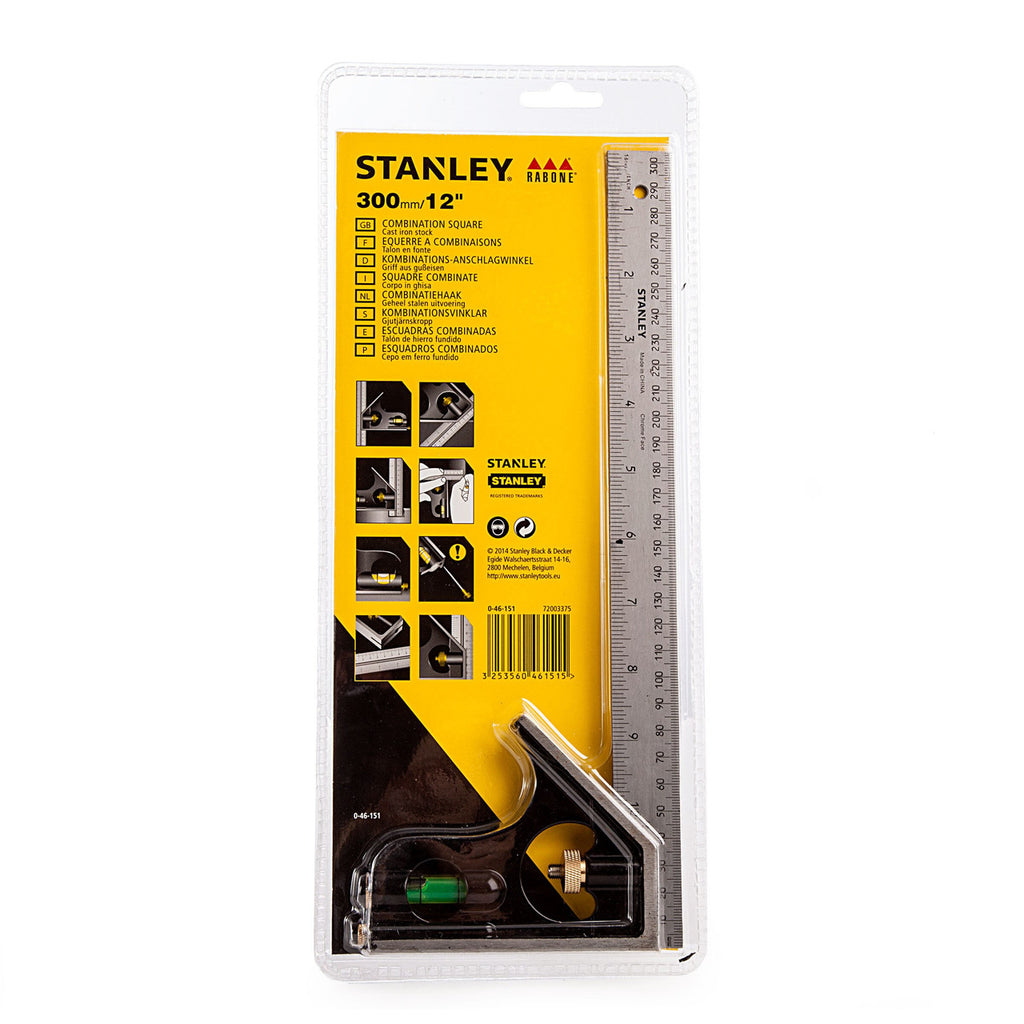 Stanley 0-46-151 Combination Square 12" / 300mm