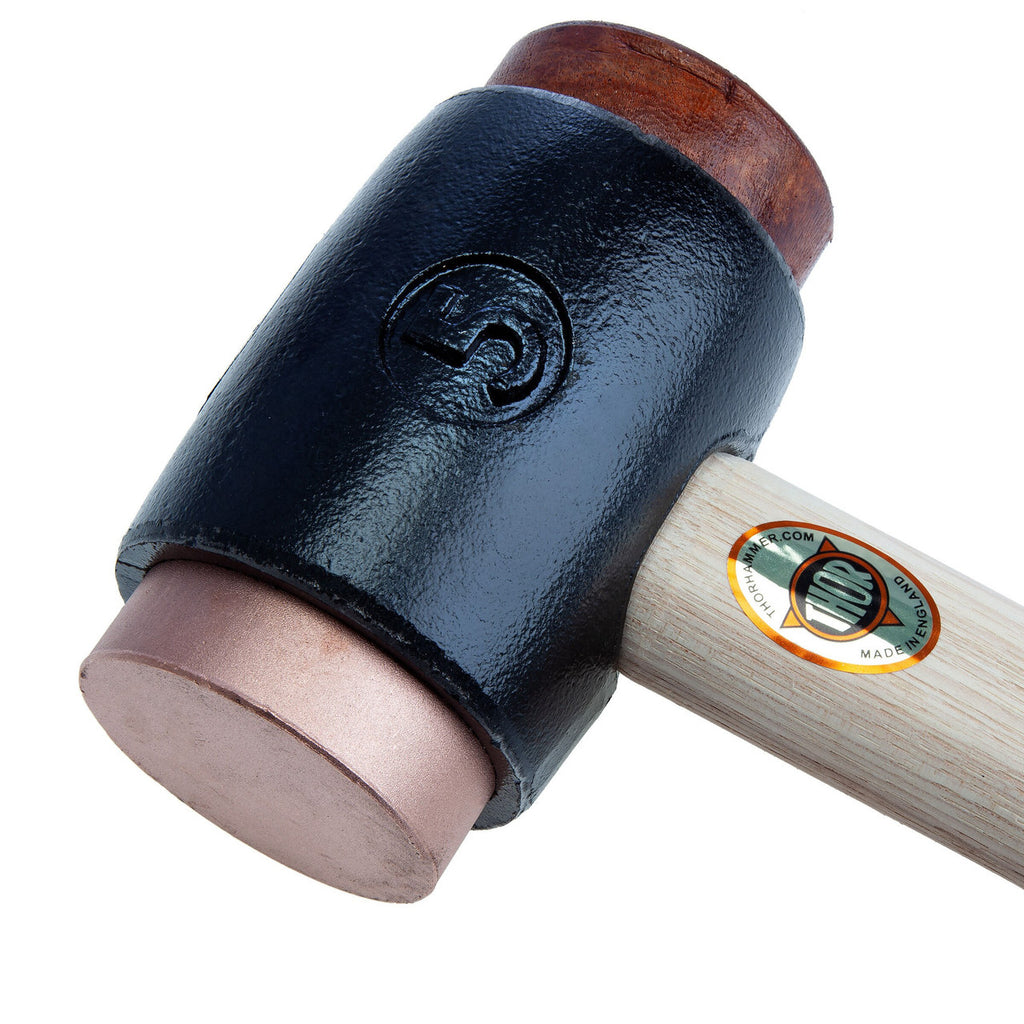Thor 03-222 Size 5 Copper & Hide Hammer 5000g