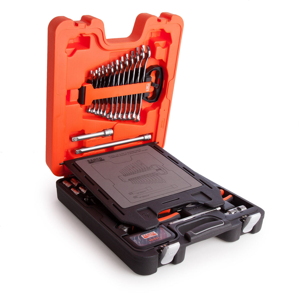 Bahco S81MIX Socket & Pliers Set 1/2 and 1/4in Drive (81 Piece)