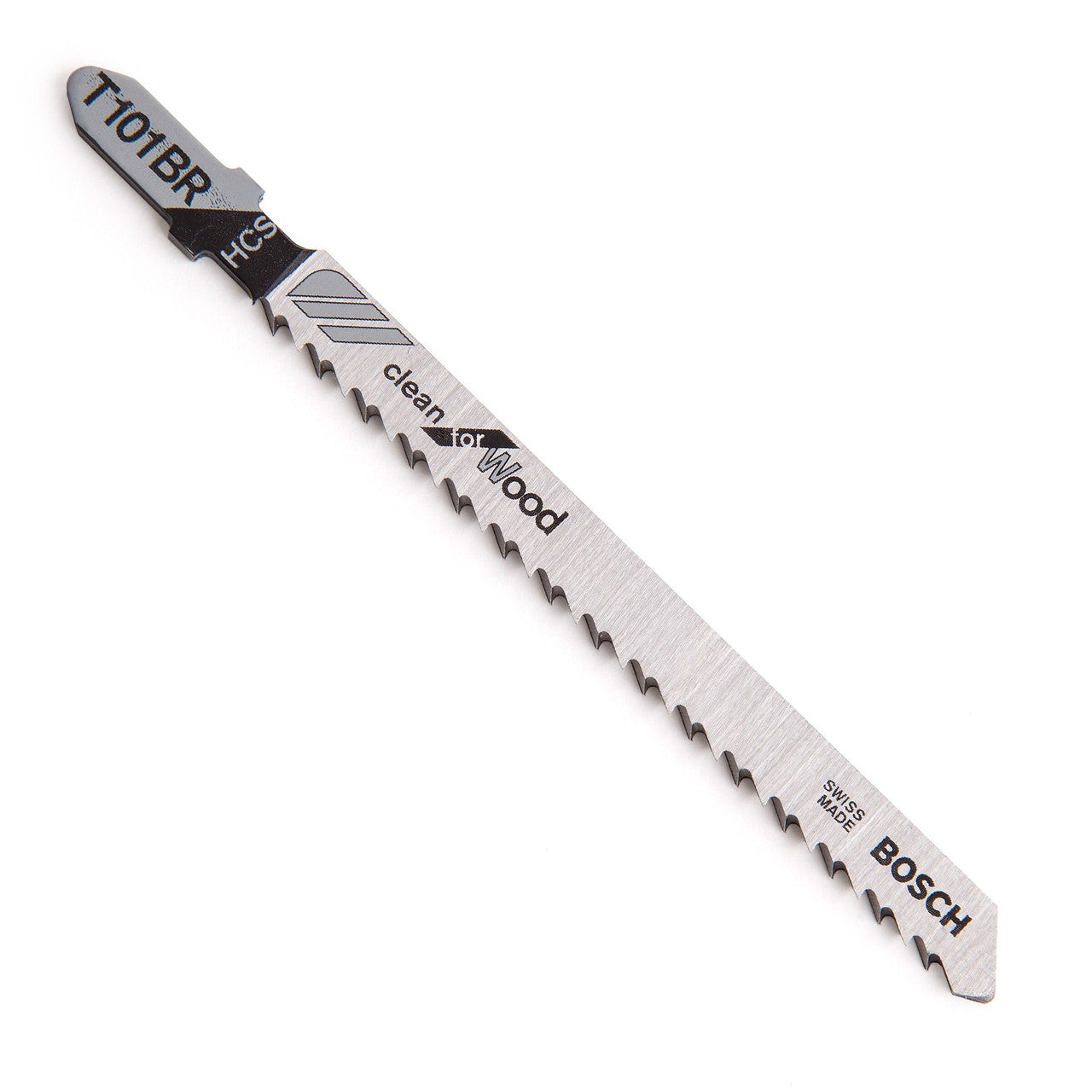 Bosch T101BR Clean Jigsaw Blade for Wood 100mm (Pack of 5)