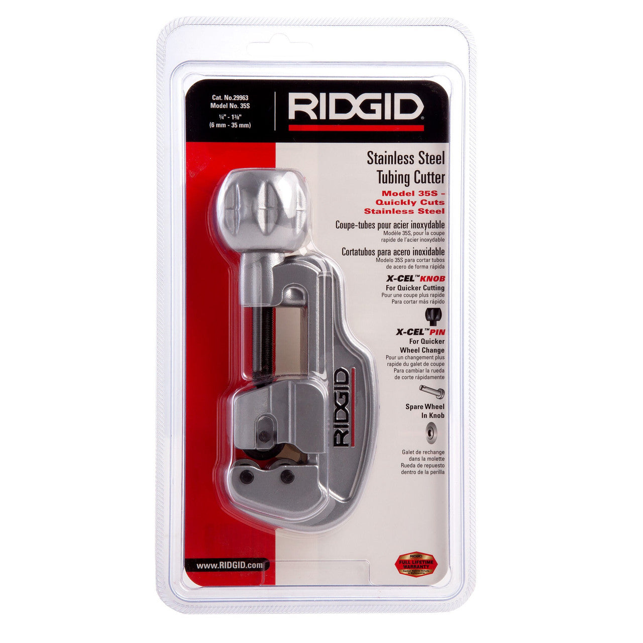 Ridgid 35S Stainless Steel Tubing Cutter 5mm-35mm