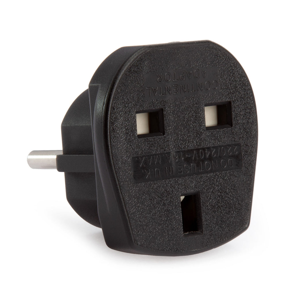 European Travel Adapter - Europe & Mediterranean with 2 Pin System