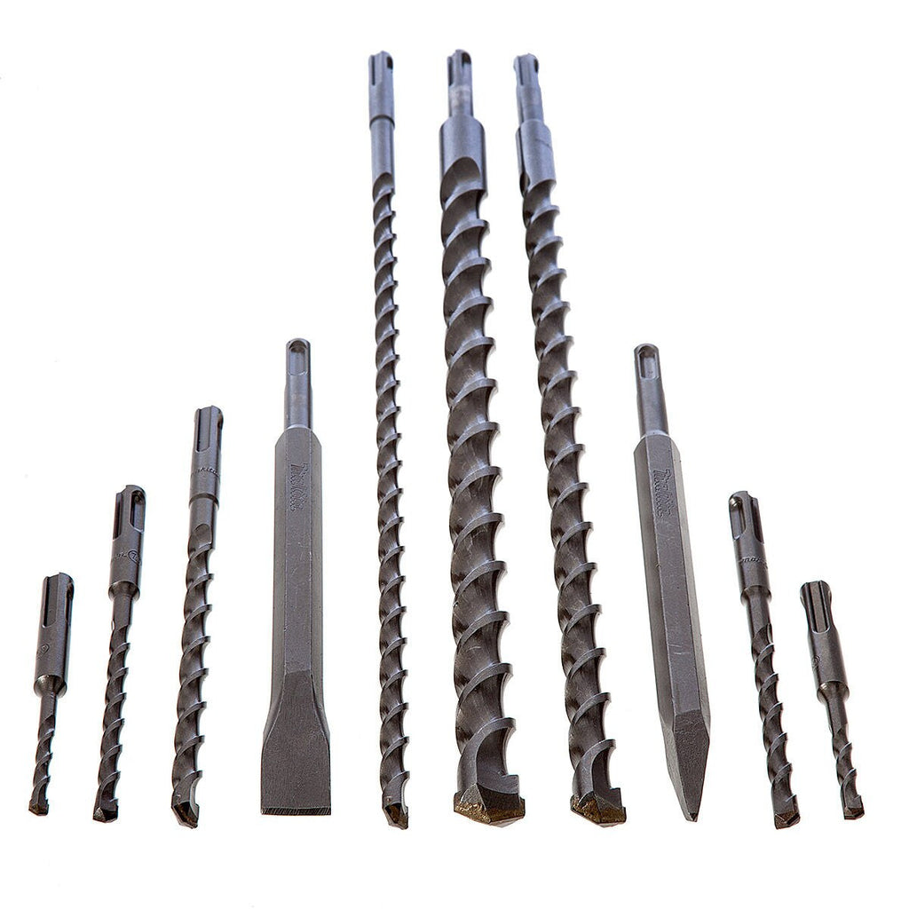 Makita D-21191 SDS+ Drill Bit & Chisel Set (10 Piece)