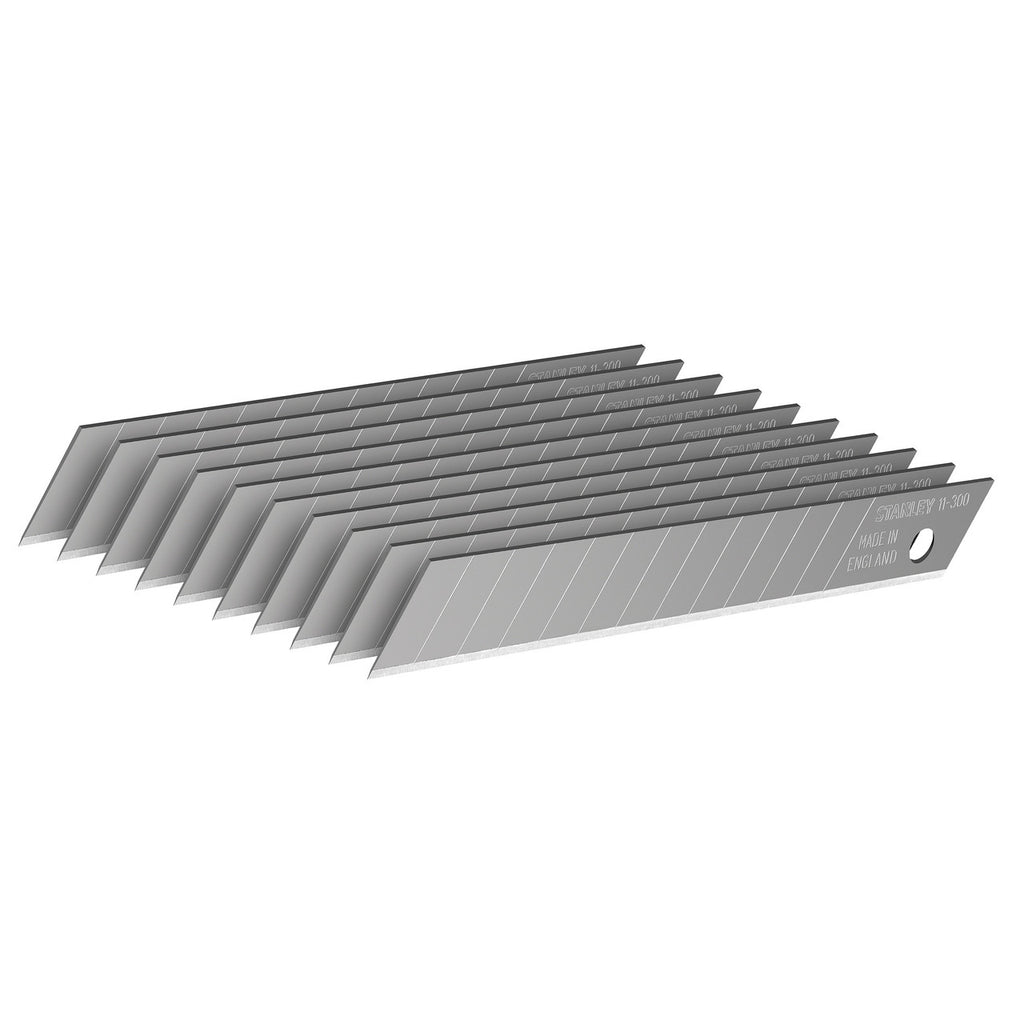 Stanley 0-11-300 Snap-Off Knife Blade 9mm (Pack of 10)