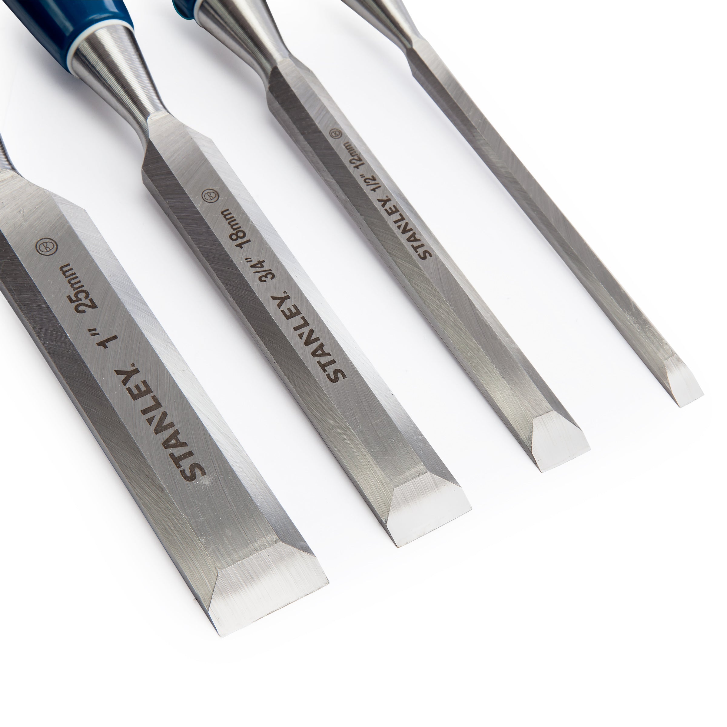Stanley 0-16-129 5002 Bevel Edge Chisel Set of 4