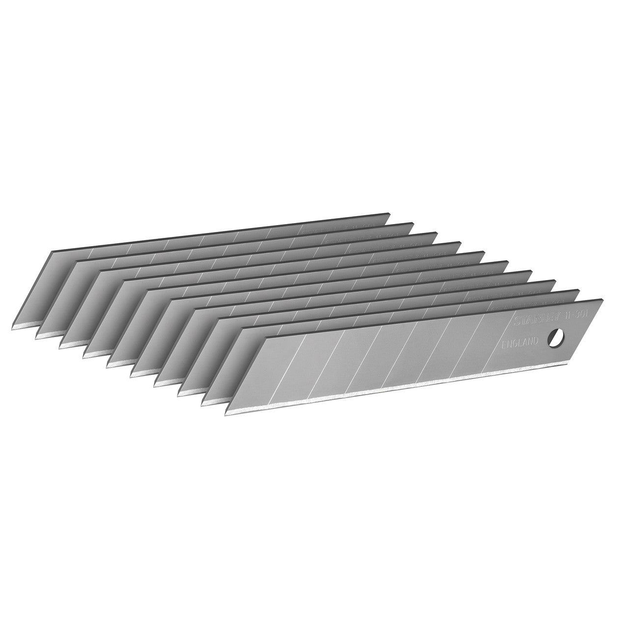 Stanley 0-11-301 Snap-Off Knife Blade 18mm (Pack of 10)