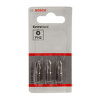 Bosch 2607001511 Extra Hard Screwdriver Bit PH2 x 25mm (Pack of 3)
