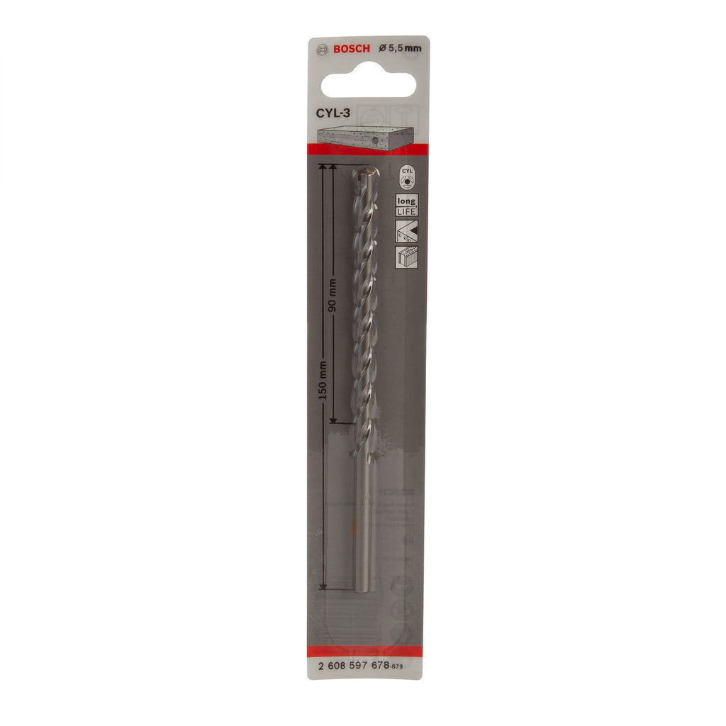Bosch 2608597678 CYL-3 Concrete Drill Bit 5.5 x 90 x 150mm