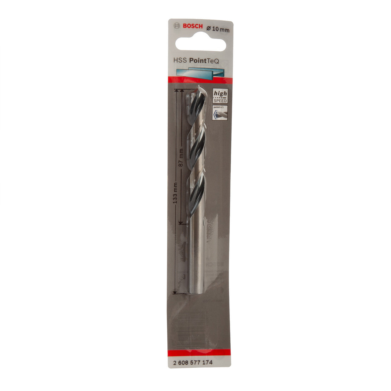 Bosch 2608577174 HSS Twist PointTeQ Drill Bit 10 x 87 x 133mm