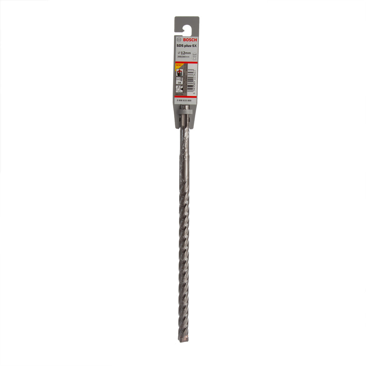 Bosch 2608833809 PRO SDS Plus-5X Hammer Drill Bit 12 x 200 x 260mm