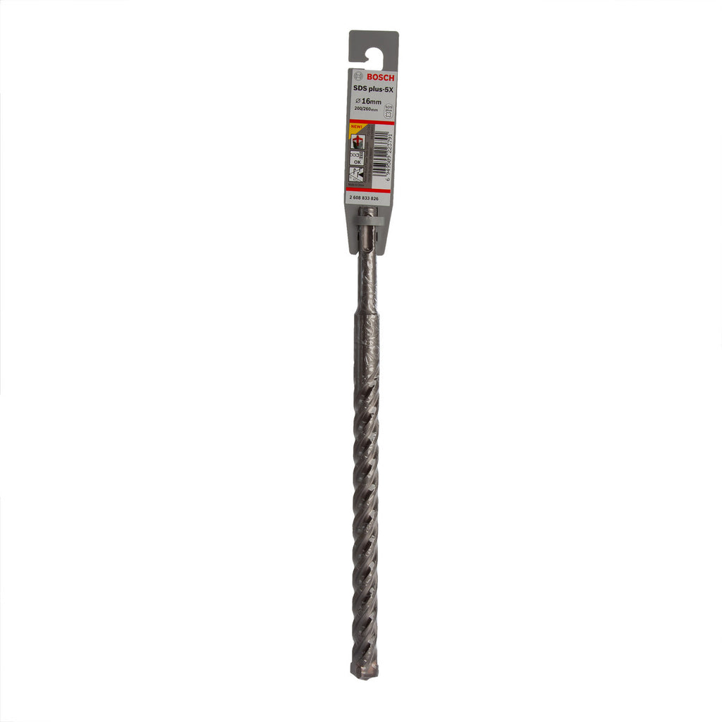 Bosch 2608833826 PRO SDS Plus-5X Hammer Drill Bit 16 x 200 x 260mm