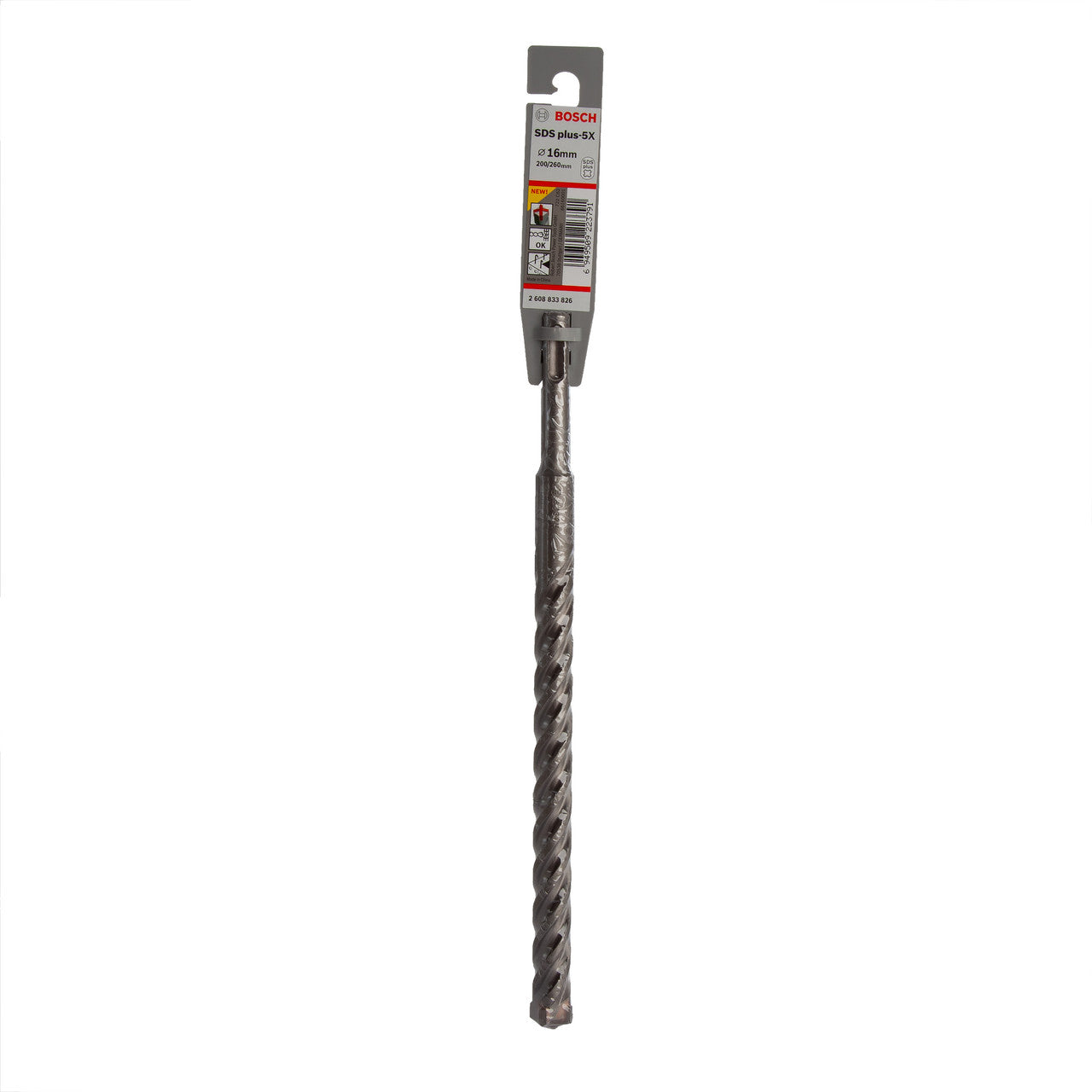 Bosch 2608833826 PRO SDS Plus-5X Hammer Drill Bit 16 x 200 x 260mm