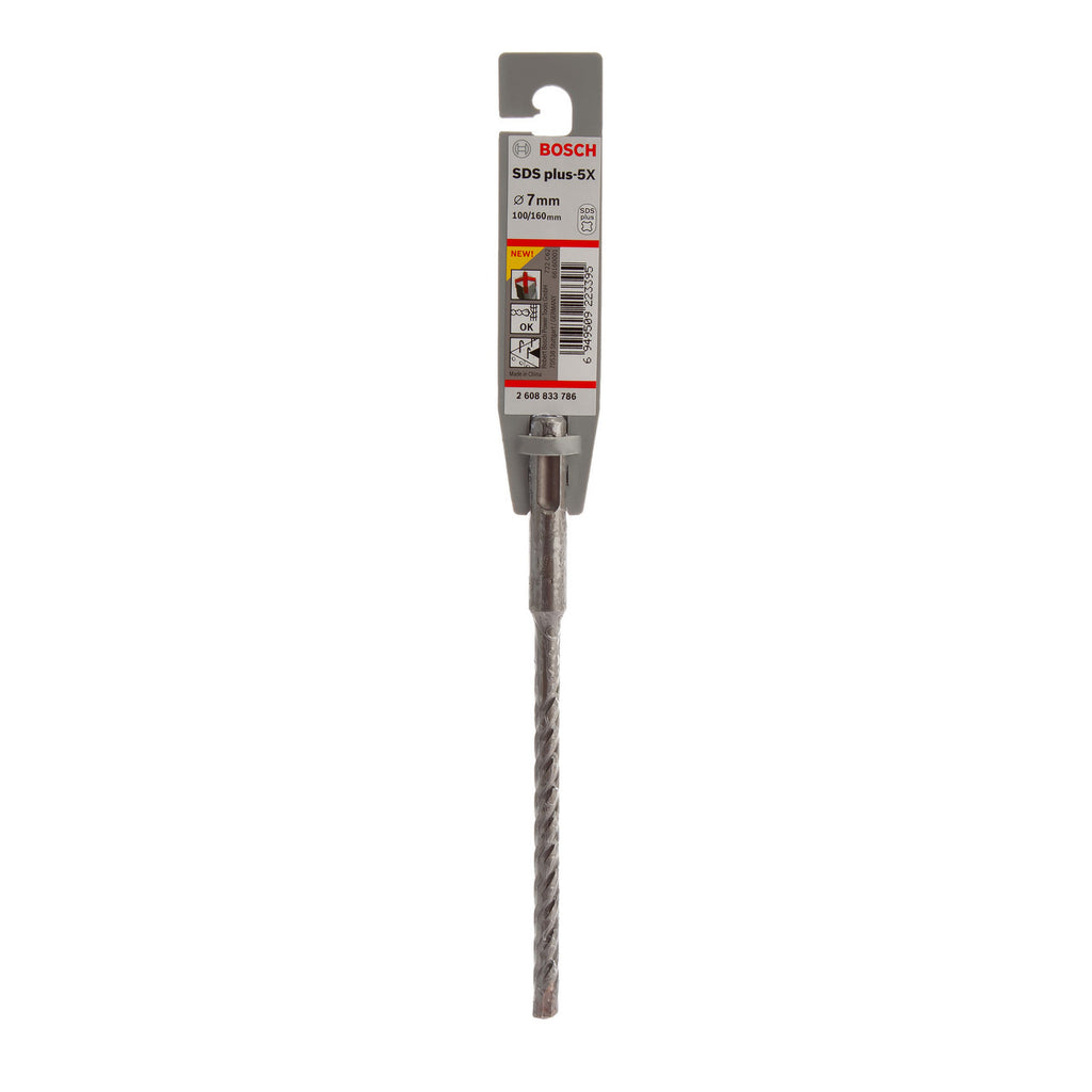 Bosch 2608833786  SDS Plus-5X Masonry Drill Bit 7 x 100 x 160mm