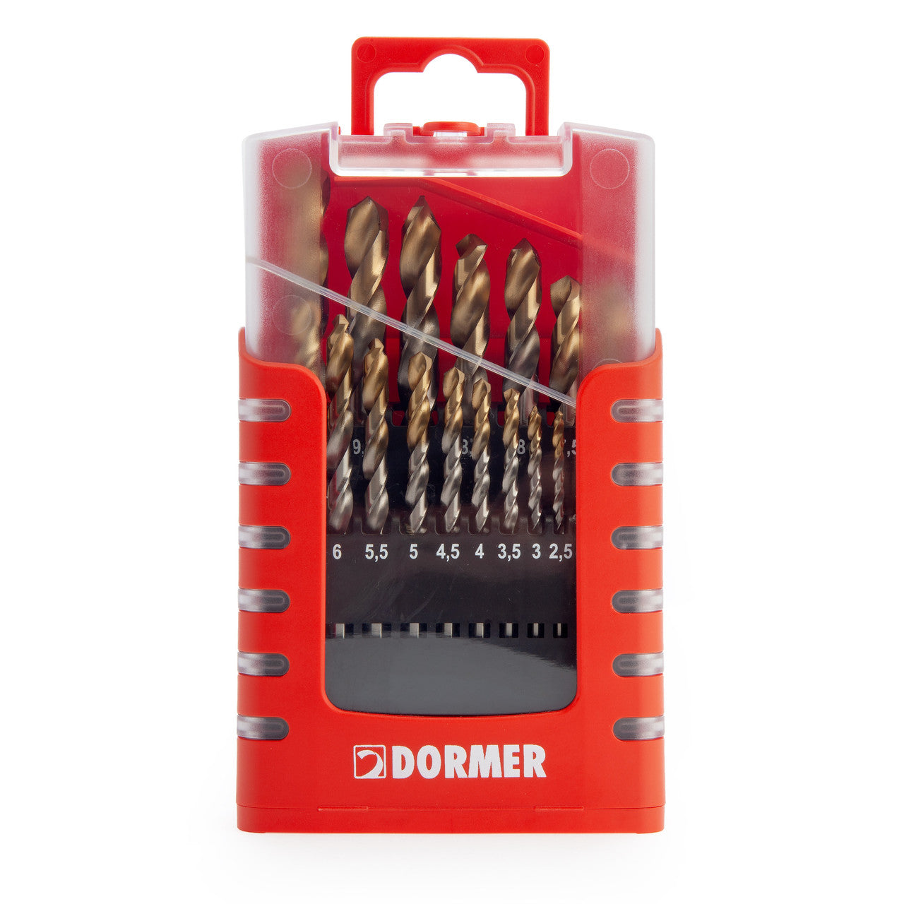 Dormer A002 HSS TiN Coated Tip Jobber Drill Bit Set 1-10mm (19 Piece)