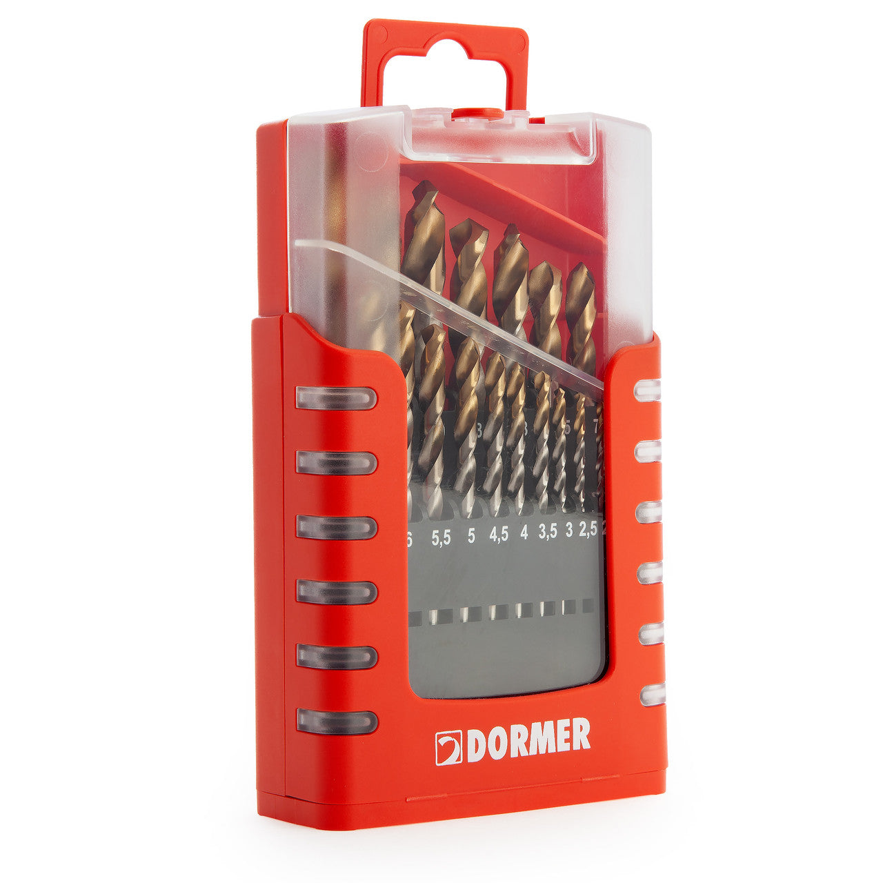 Dormer A002 HSS TiN Coated Tip Jobber Drill Bit Set 1-10mm (19 Piece)