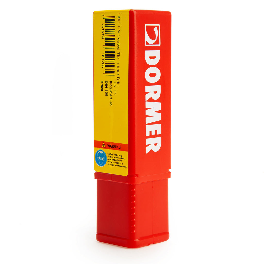 Dormer A00212.5-5 A002 HSS-TiN Coated Tip Jobber Drill 12.50mm box closed