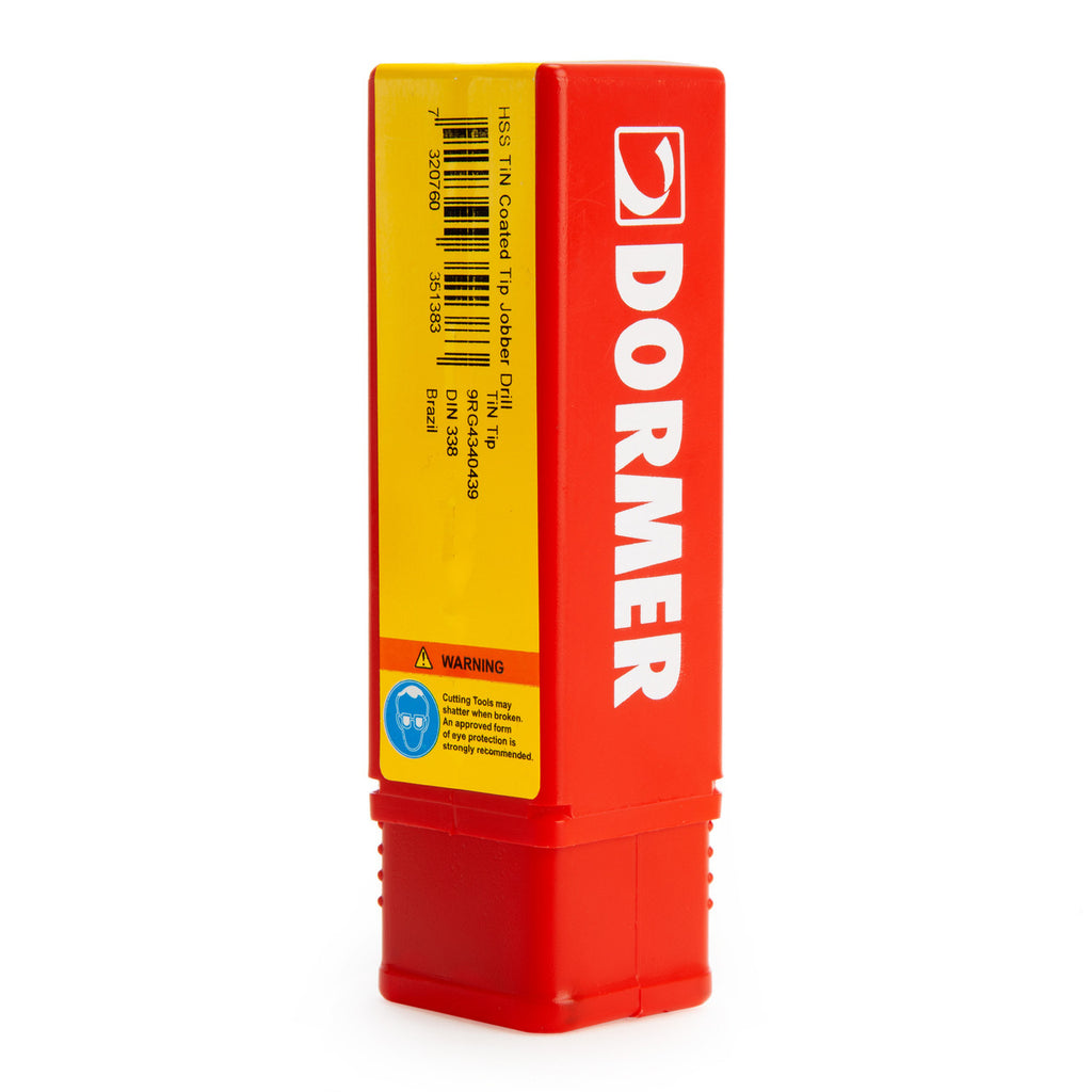 Dormer A0029.5 HSS TiN-Tip Jobber Drill Bit 9.5mm (Pack of 10)