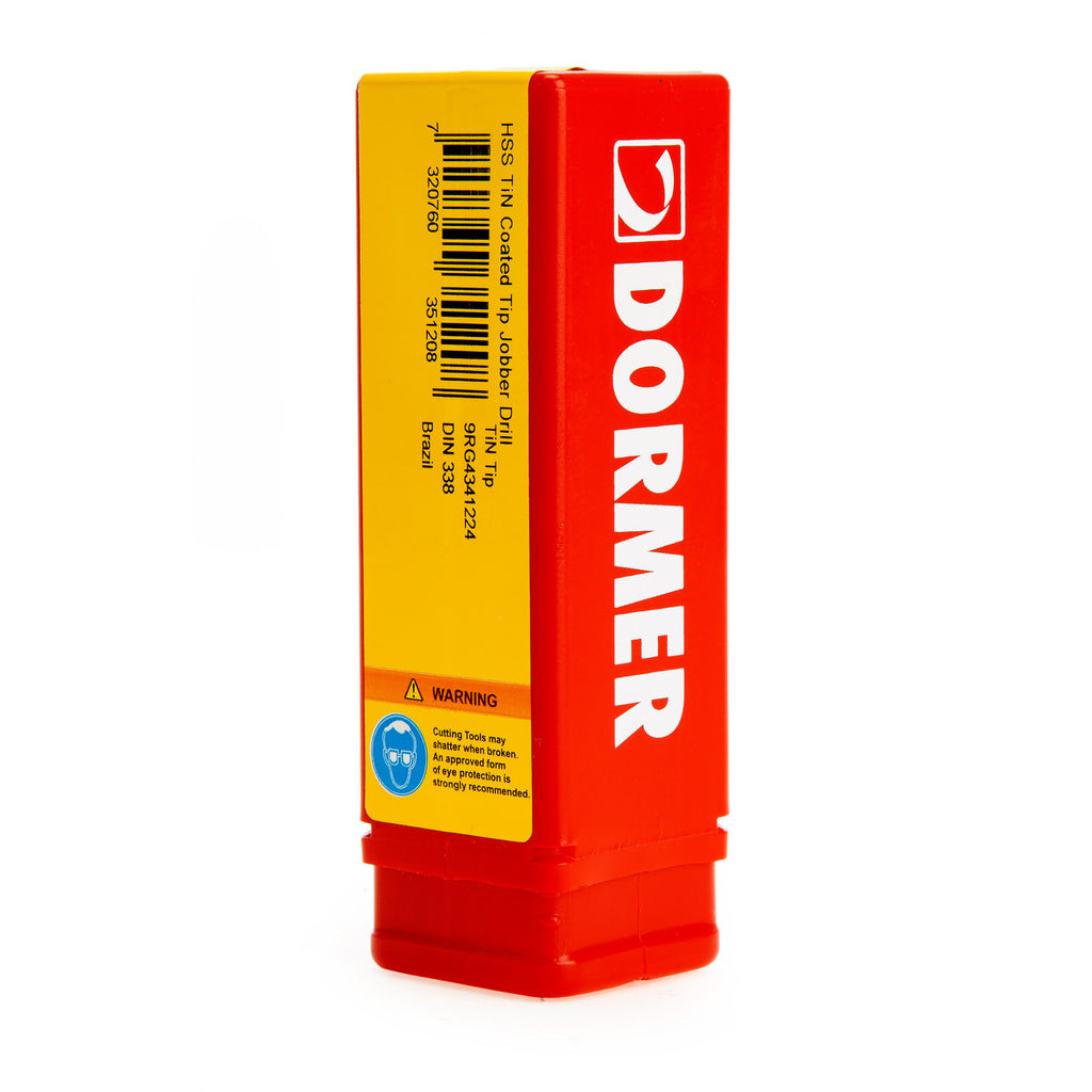 Dormer A0028.0 HSS TiN-Tip Jobber Drill Bit 8mm (Pack of 10)