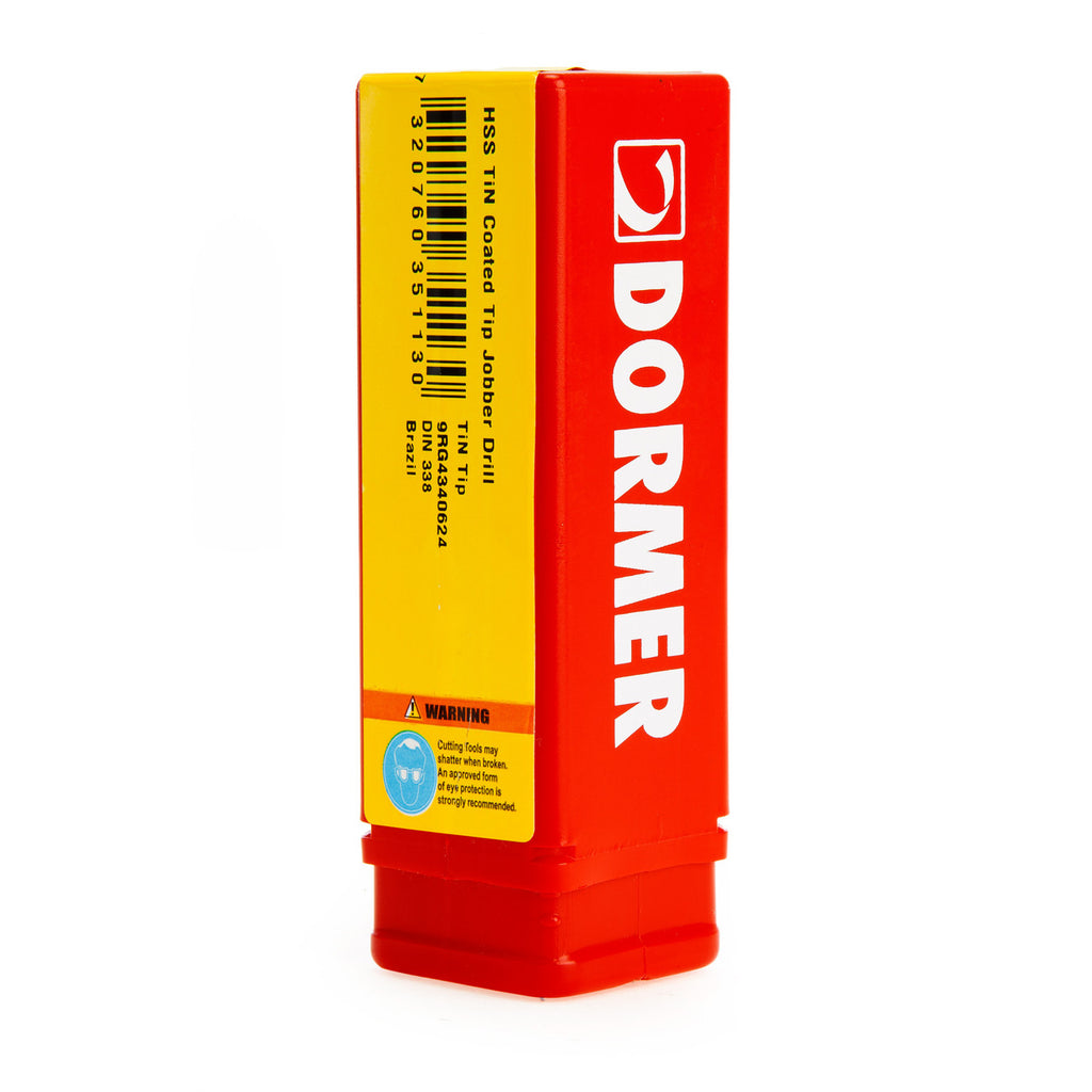 Dormer A0027.5 HSS TiN-Tip Jobber Drill Bit 7.5mm (Pack of 10)