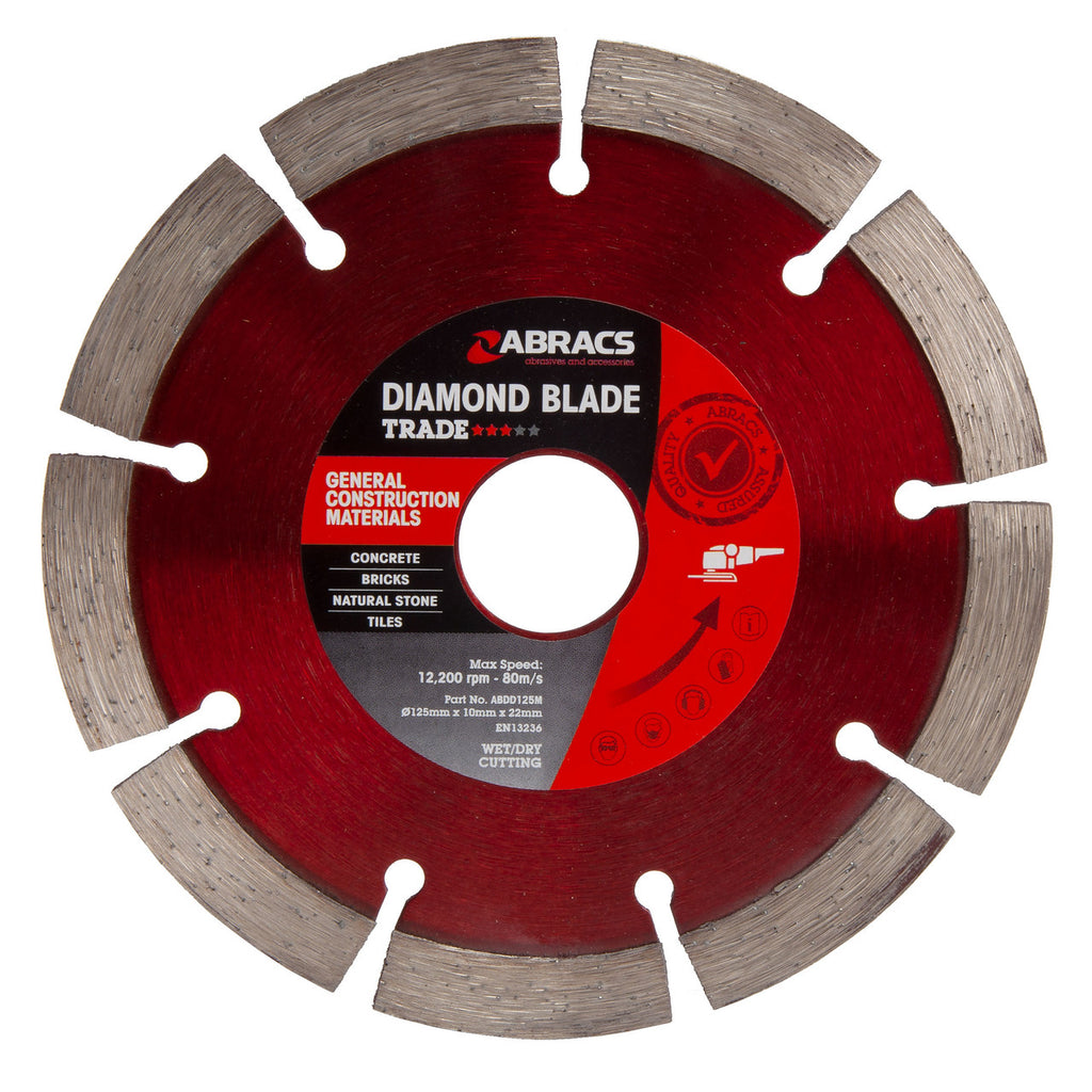 Abracs ABDD125M Trade General Purpose Diamond Blade