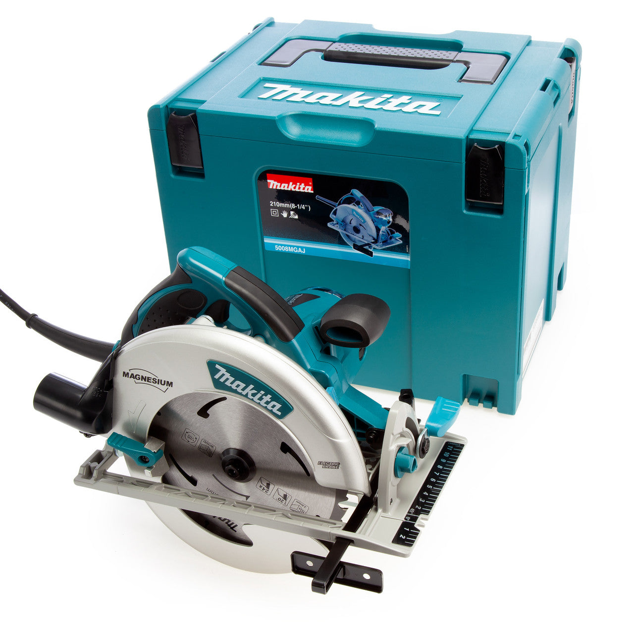 Makita 5008MGAJ 8"/210mm Circular Saw in MakPac Carry Case 110V 2