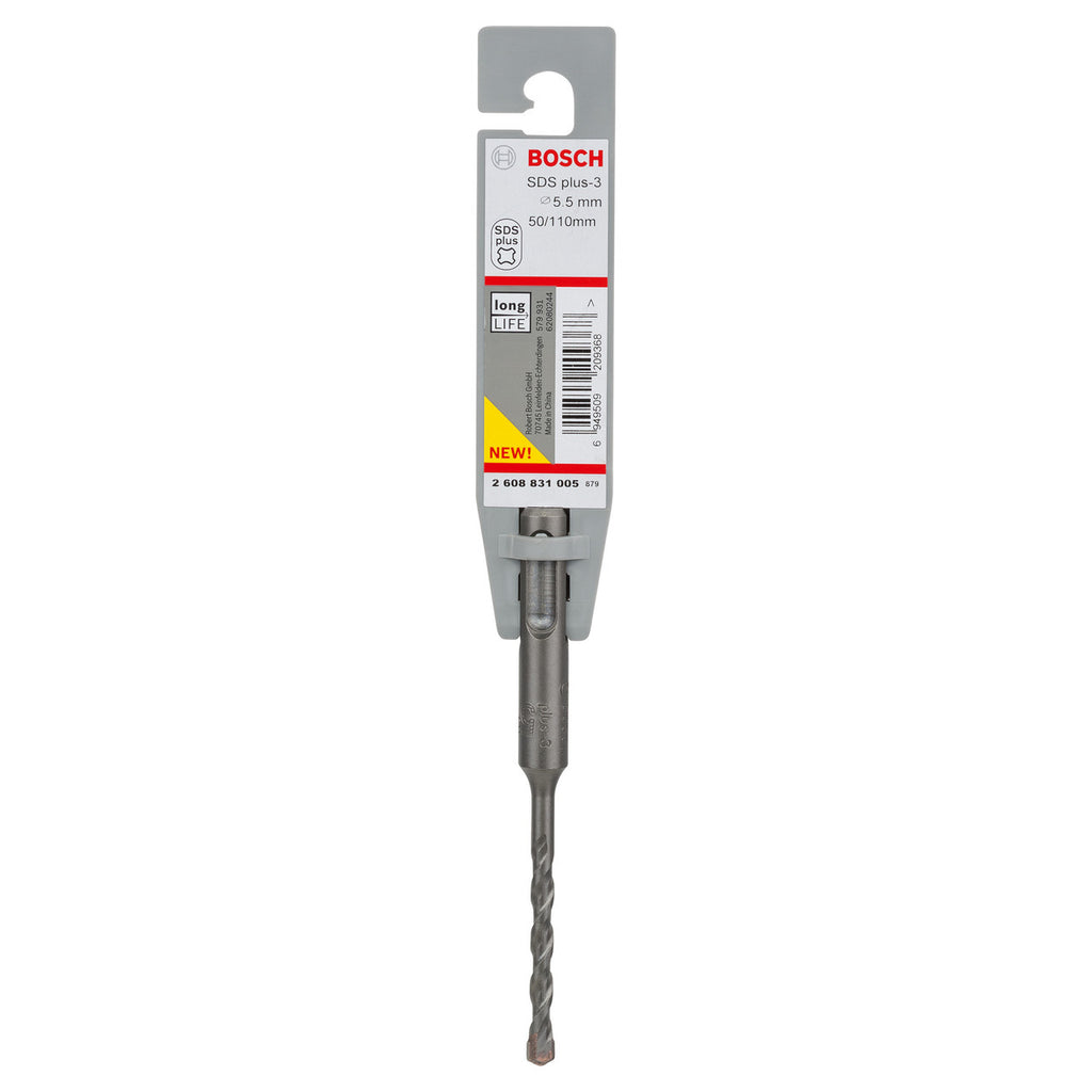 Bosch 2608831005 SDS plus-3 Drill Bit For Masonry 5.5 x 50 x 110mm 2
