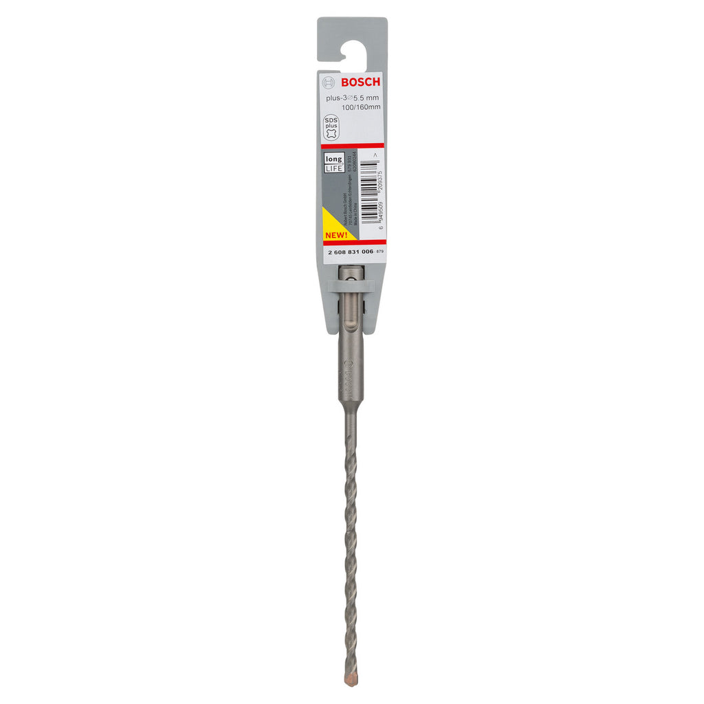 Bosch 2608831006 SDS plus-3 Drill Bit For Masonry 5.5 x 100 x 160mm 2