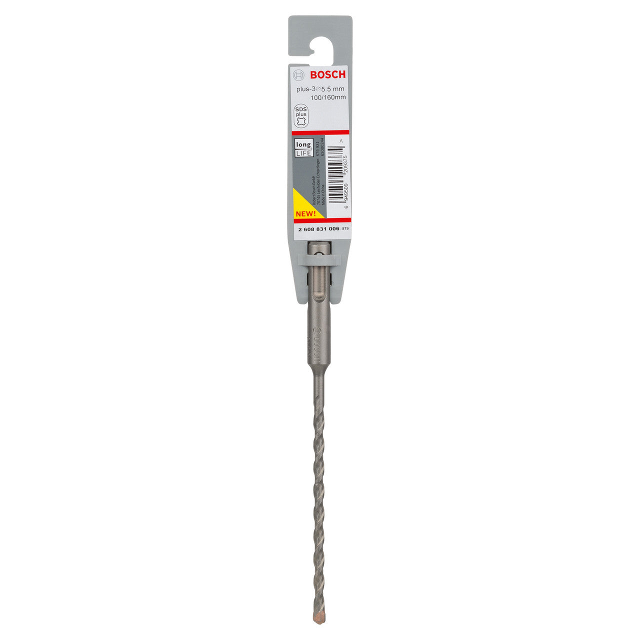 Bosch 2608831006 SDS plus-3 Drill Bit For Masonry 5.5 x 100 x 160mm 2
