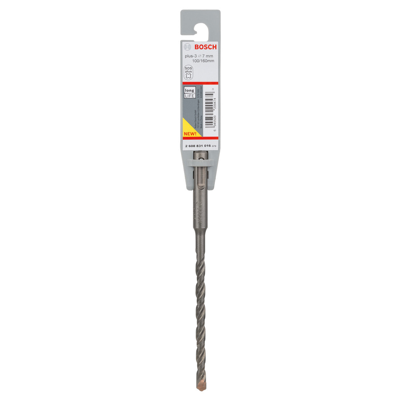 Bosch 2608831016 SDS plus-3 Drill Bit For Masonry 7.0 x 100 x 160mm 2