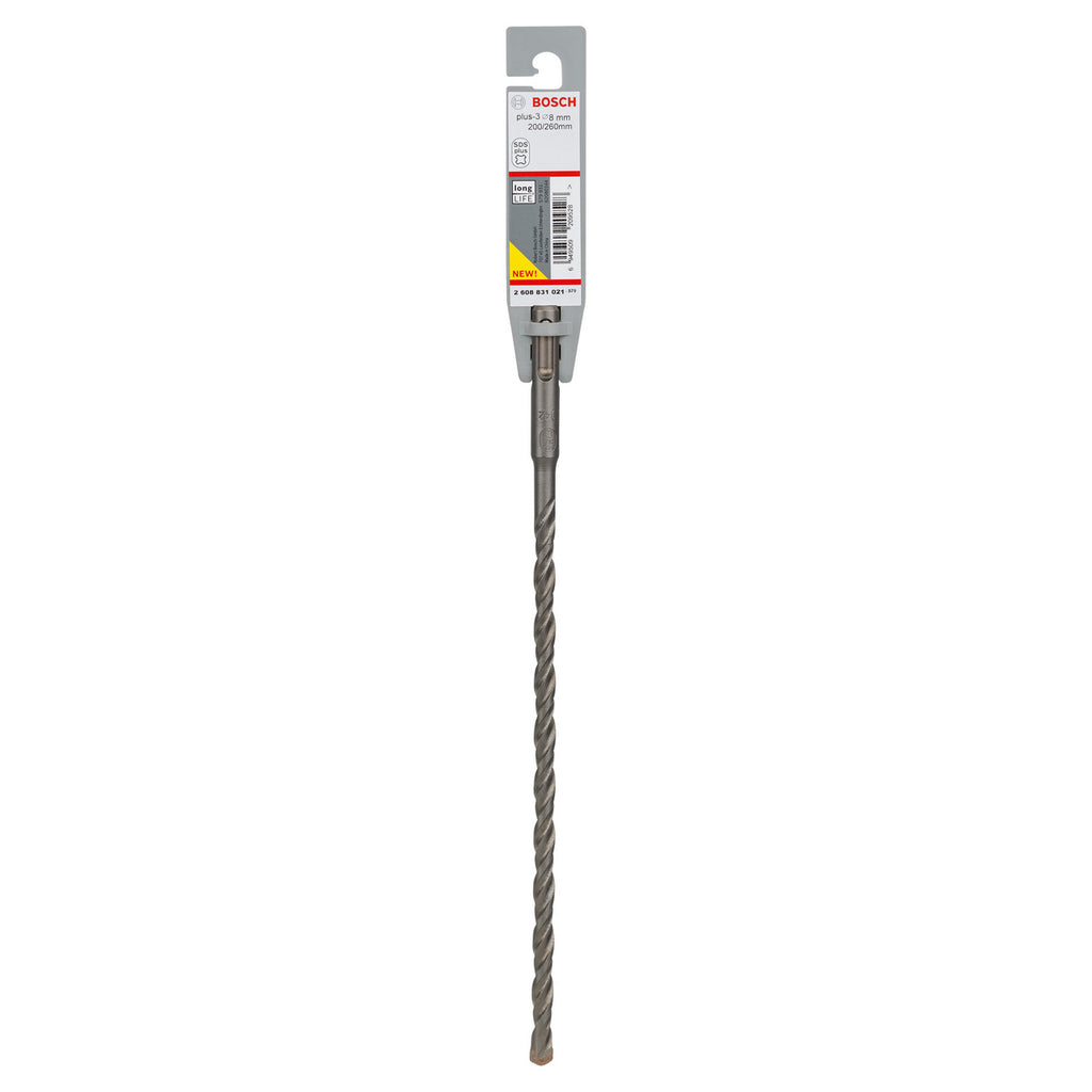 Bosch 2608831021 SDS plus-3 Drill Bit For Masonry 8.0 x 200 x 260mm 2