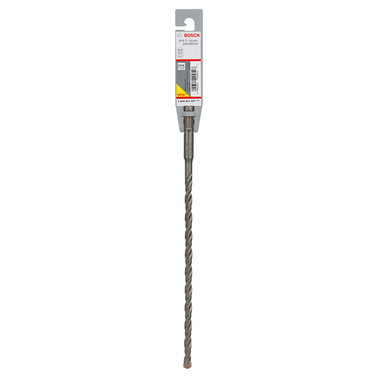 Bosch 2608831021 SDS plus-3 Drill Bit For Masonry 8.0 x 200 x 260mm 2