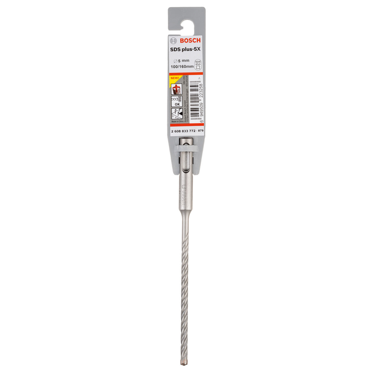Bosch 2608833772 SDS Plus-5X Hammer Drill Bit 5.0mm x 100mm x 160mm 2