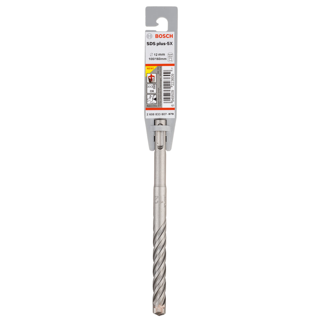Bosch 2608833807 SDS+ 5X Masonry Drill Bit 12 100x 160mm
