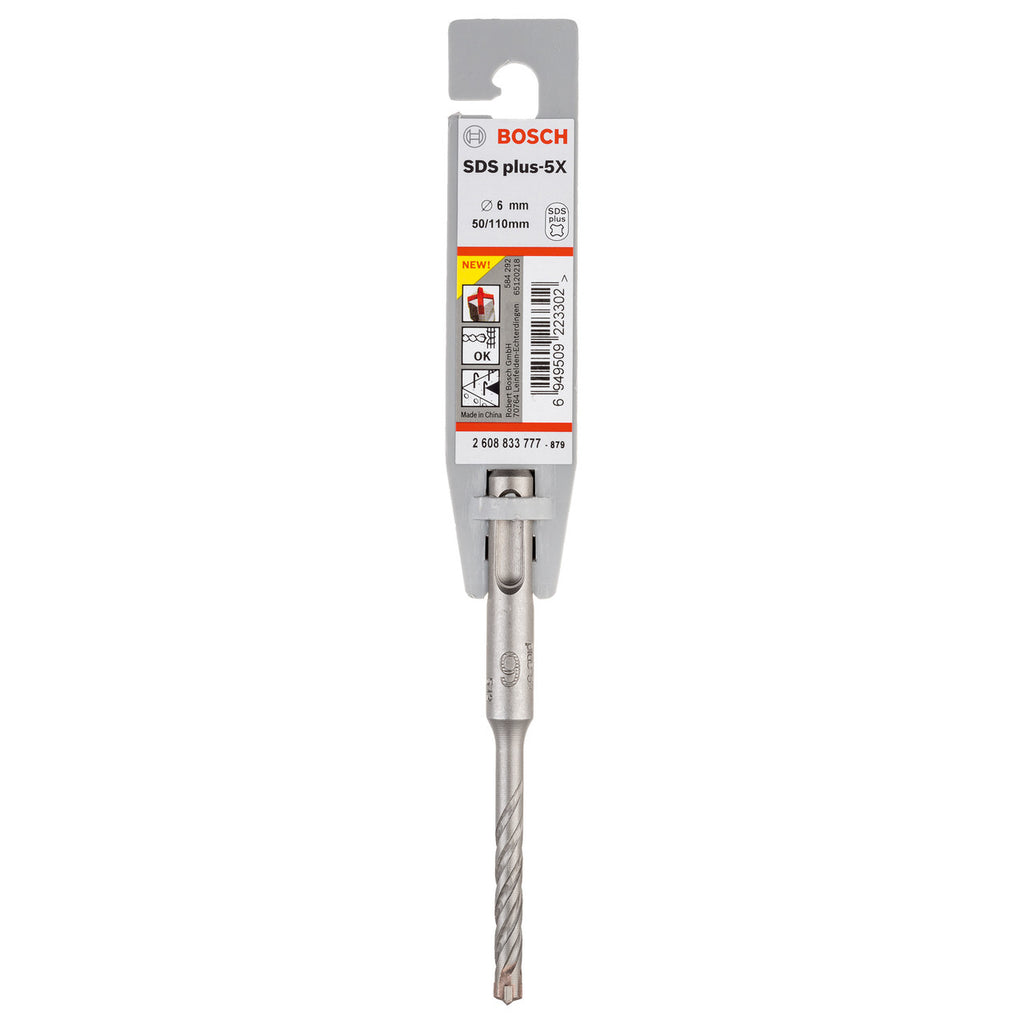 Bosch 2608833777 SDS Plus-5X Hammer Drill Bit 6.0mm x 50mm x 110mm 2