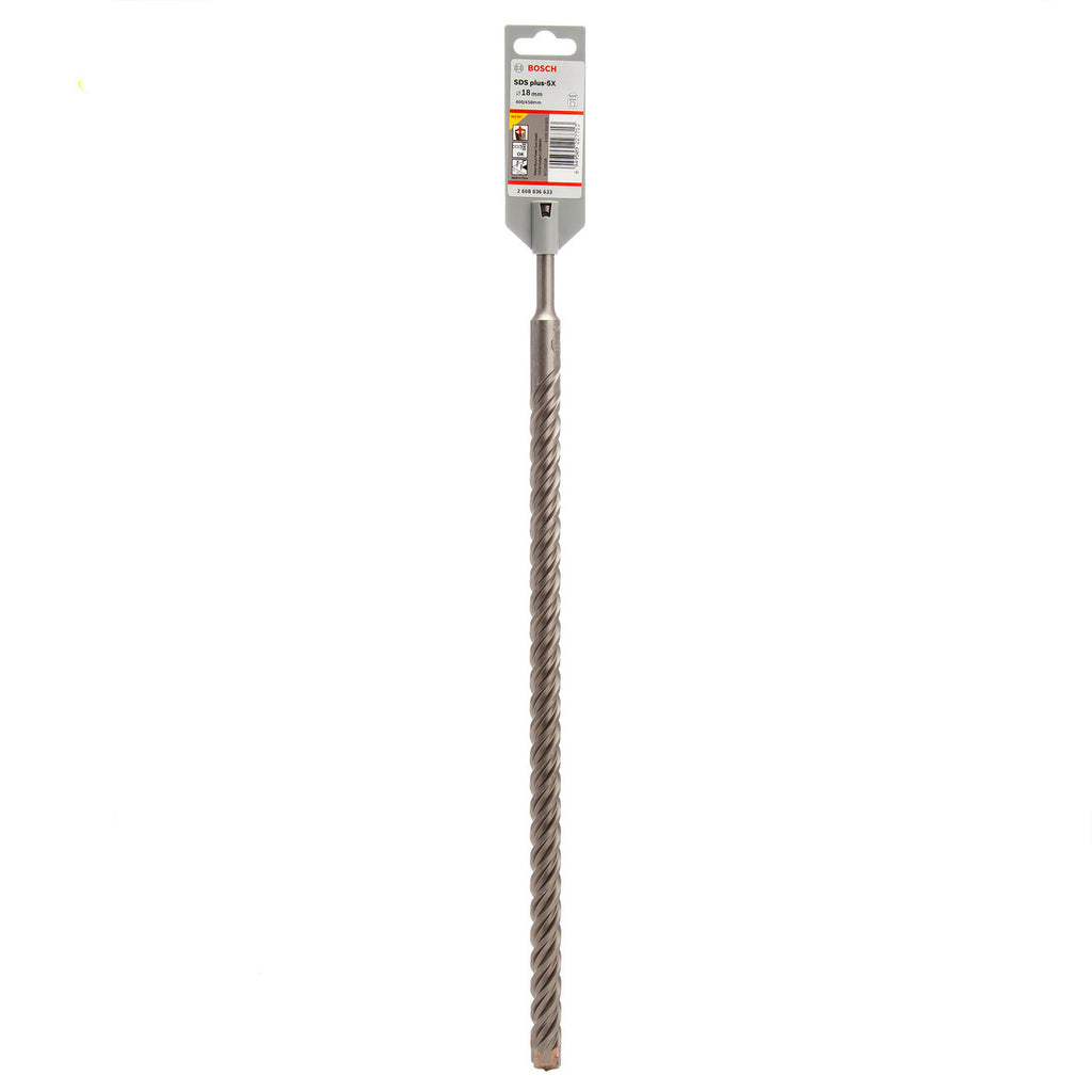 Bosch 2608836633 SDS Plus-5X Hammer Drill Bit 18.0mm x 400mm x 450mm 2