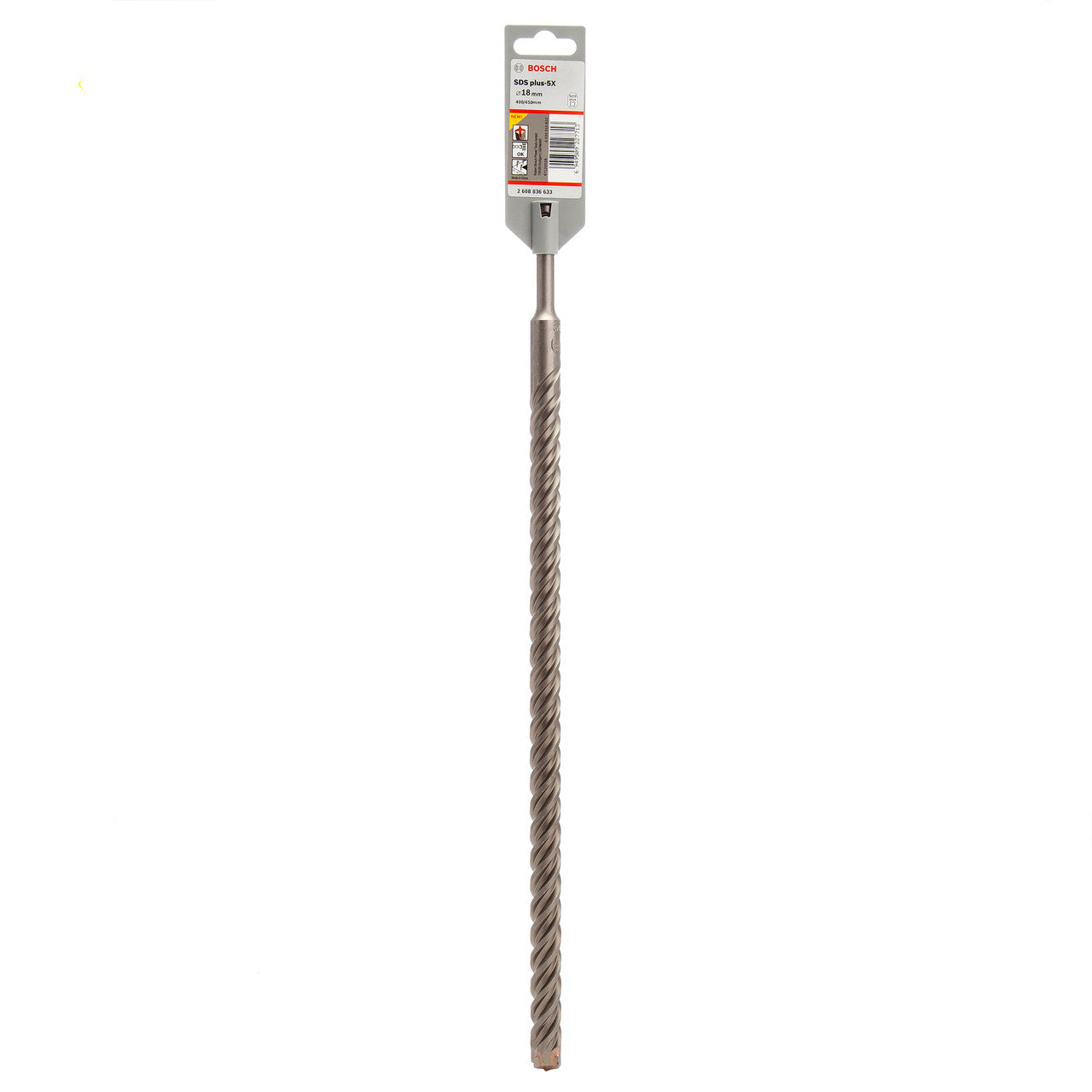 Bosch 2608836633 SDS Plus-5X Hammer Drill Bit 18.0mm x 400mm x 450mm 2
