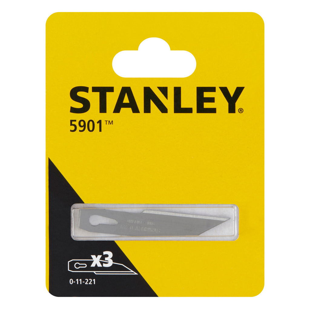 Stanley 0-11-221 5901 Slimknife Blades 60mm (Pack Of 3) 3