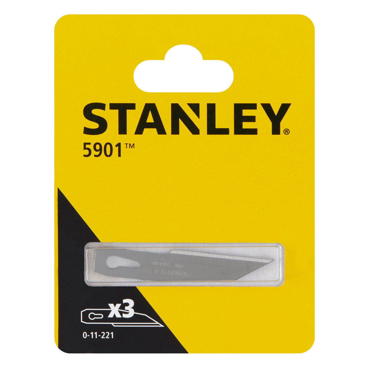 Stanley 0-11-221 5901 Slimknife Blades 60mm (Pack Of 3) 3