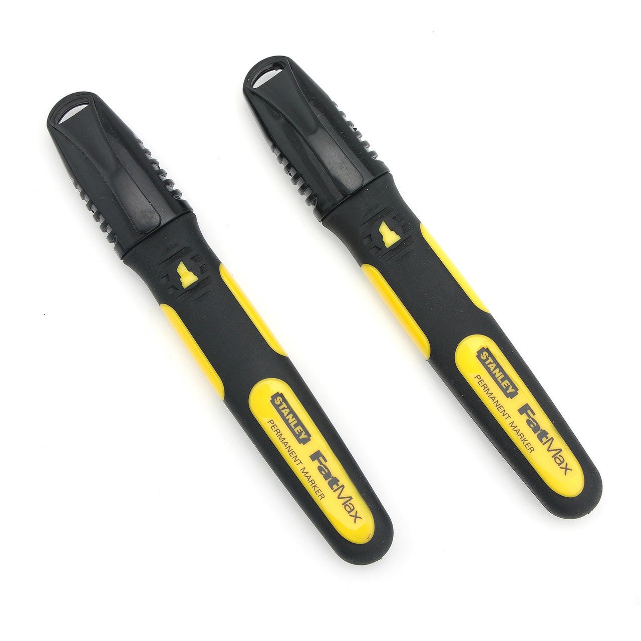 Stanley 0-47-314 Fatmax Permanent Marker Chisel Tip in Black (Pack Of 2) 2