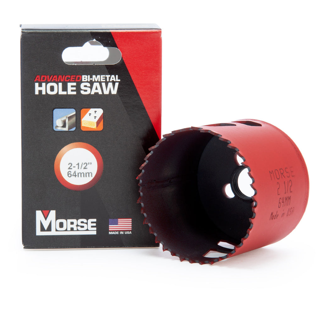 Morse MHS40 (177405) Advanced Bi-Metal Hole Saw 2. 1/2in - 64mm Diameter 2