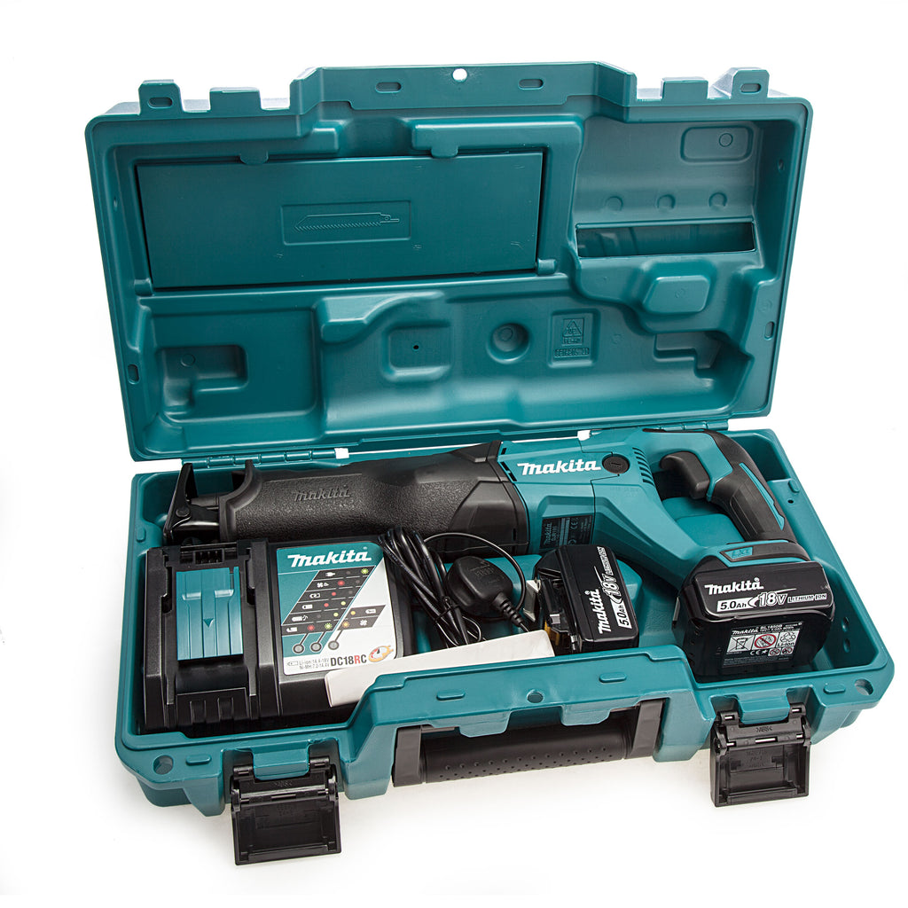 Makita DJR186RTE LXT 18V Reciprocating Saw (2 5.0Ah Batteries)