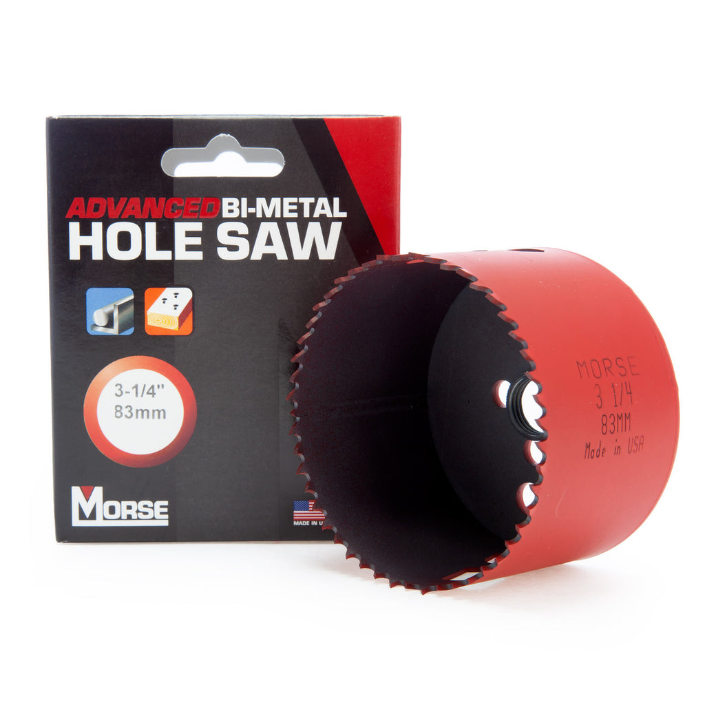 Morse MHS52 (177528) Advanced Bi-Metal Hole Saw 3. 1/4in - 83mm Diameter 2