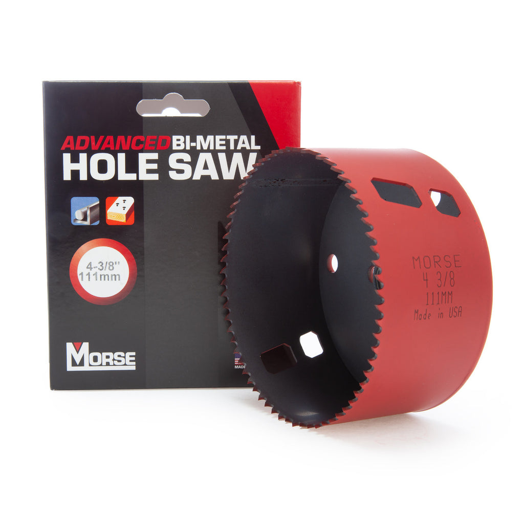 Morse MHS70 (177702) Advanced Bi-Metal Hole Saw 4. 3/8in - 111mm Diameter 2