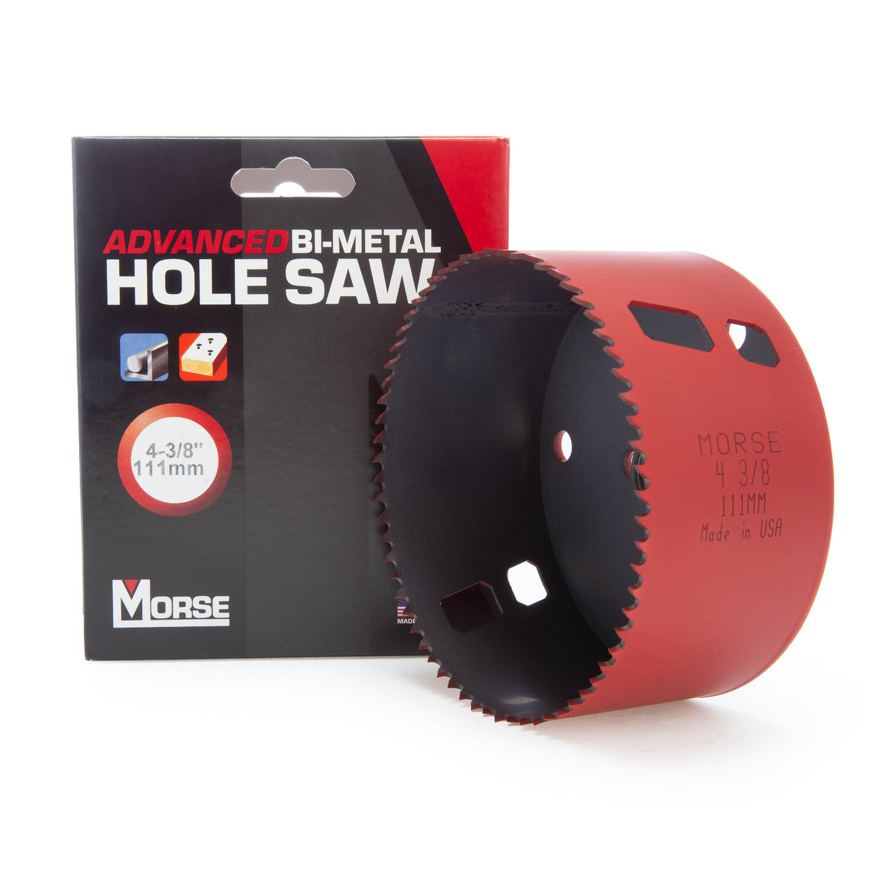 Morse MHS70 (177702) Advanced Bi-Metal Hole Saw 4. 3/8in - 111mm Diameter 2