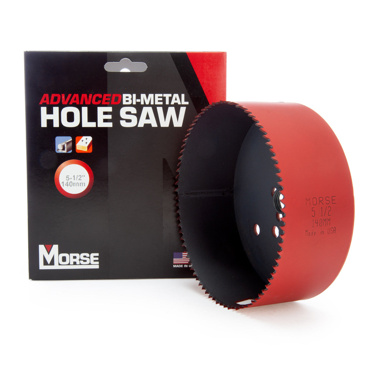 Morse MHS88 (177887) Advanced Bi-Metal Hole Saw 5. 1/2in - 140mm Diameter 2