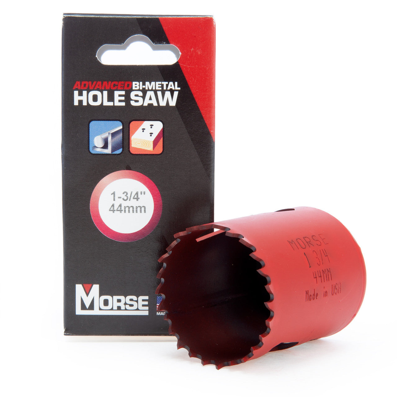 Morse MHS28 (177283) Advanced Bi-Metal Hole Saw 1. 3/4in - 44mm Diameter 2